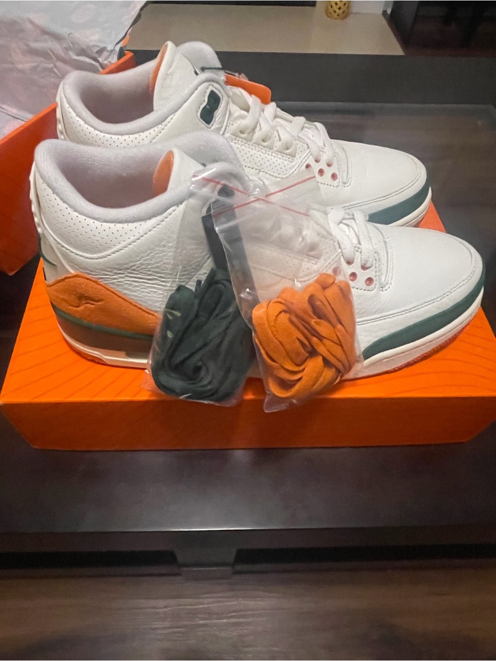 NWB SoleFly x Air Jordan 3 'Miami', Size 10